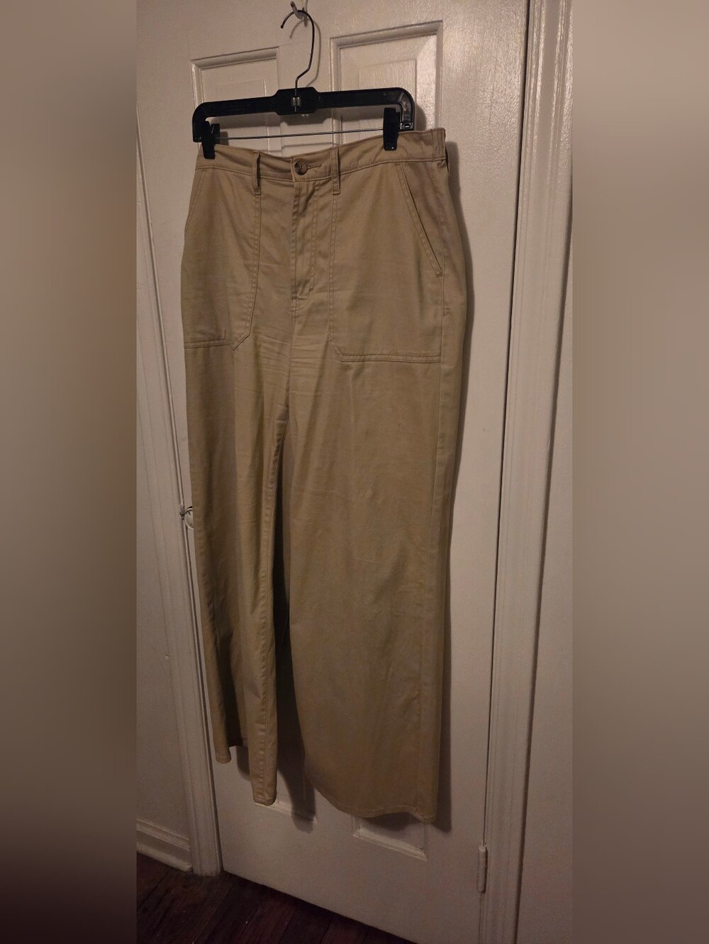 Women's Khaki  ANA Wide Leg  Pants
